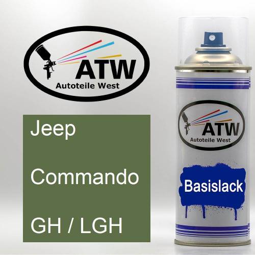 Jeep, Commando, GH / LGH: 400ml Sprühdose, von ATW Autoteile West.